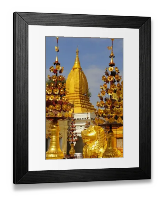 Framed Print : Shwe Zigon Pagoda