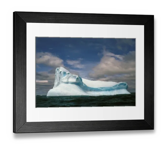 Framed Print : Antarctica, Sub-Antarctic Islands, South Georgia. Iceberg