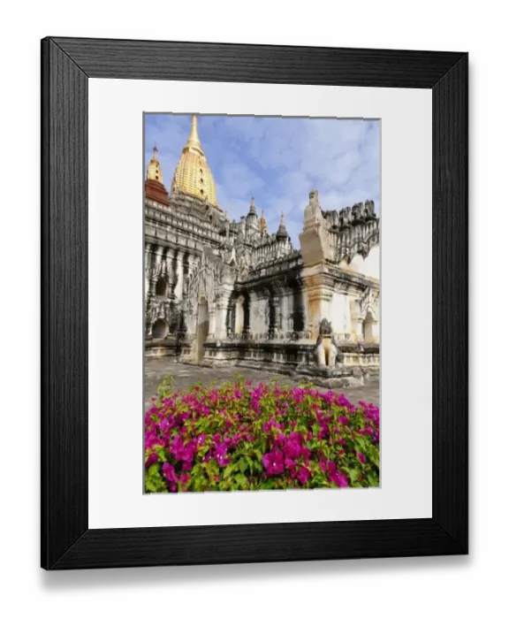 Framed Print : Asia, Myanmar (Burma), Bagan (Pagan). The Ananda Temple at Bagan Framed Print : Asia, Myanmar (Burma), Bagan (Pagan). The Ananda Temple at Bagan