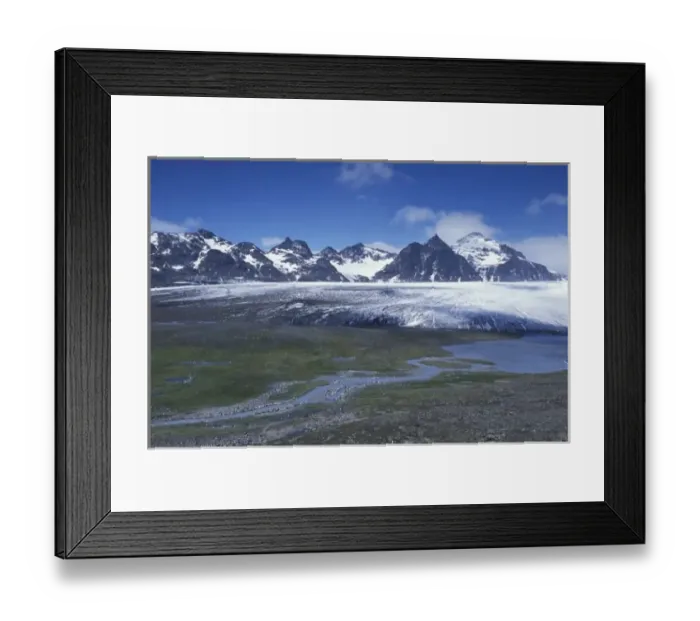 Framed Print : South Georgia Island, Salisbury Plain, Subantarctic. View across the Lucas Glacier Framed Print : South Georgia Island, Salisbury Plain, Subantarctic. View across the Lucas Glacier