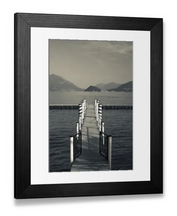 Framed Print : Italy, Como Province, Tremezzo. Lake pier Framed Print : Italy, Como Province, Tremezzo. Lake pier