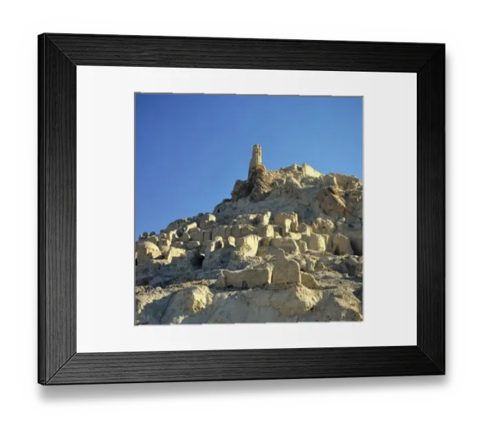 Framed Print : Afghanistan, Bamian Valley. Legend tells that Genghis Khan and his army killed every