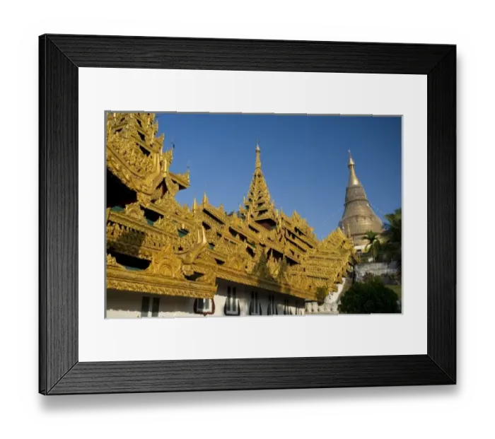 Framed Print : Asia, Myanmar, Yangon. Golden stupa of Shwedagon Pagoda, largest in Burma Framed Print : Asia, Myanmar, Yangon. Golden stupa of Shwedagon Pagoda, largest in Burma