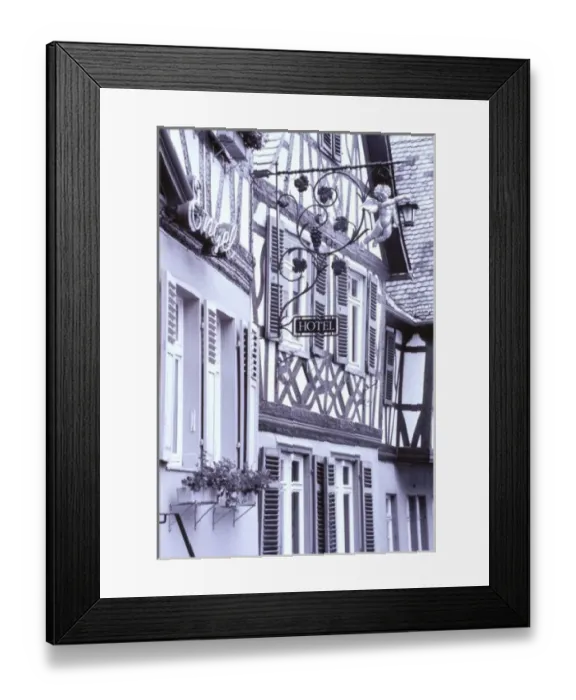 Framed Print : Europe, Germany, Rhineland, Pfalz, Boppard. Half timbered buildings Framed Print : Europe, Germany, Rhineland, Pfalz, Boppard. Half timbered buildings