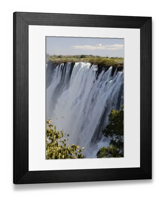 Framed Print : Victoria Falls, Zambesi River, Zambia