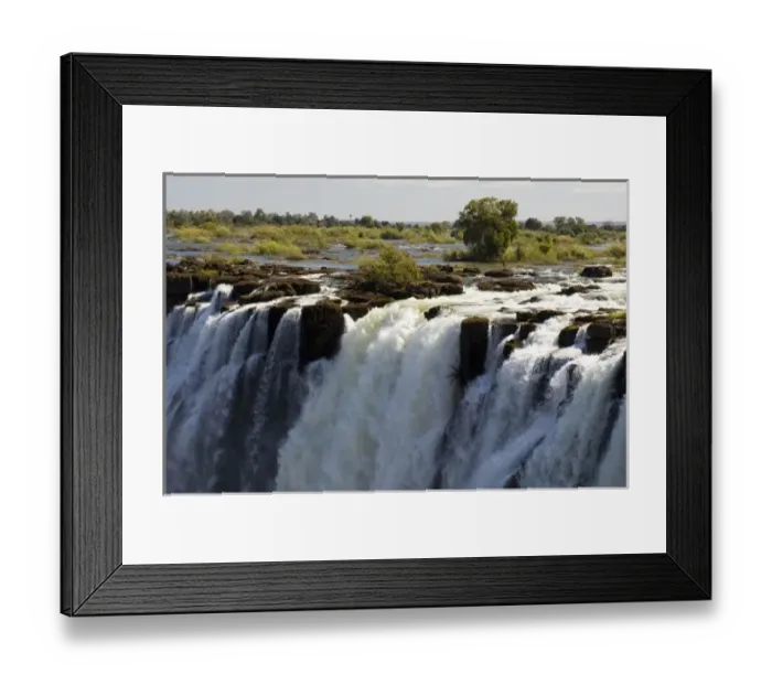 Framed Print : Victoria Falls, Zambesi River, Zambia Framed Print : Victoria Falls, Zambesi River, Zambia