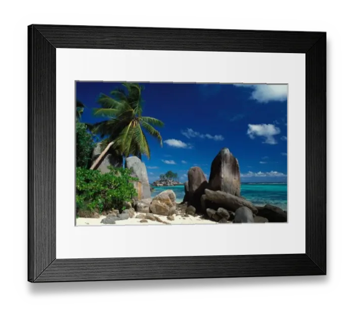 Framed Print : Seychelles, Mahe Island, Anse Royale Beach Framed Print : Seychelles, Mahe Island, Anse Royale Beach