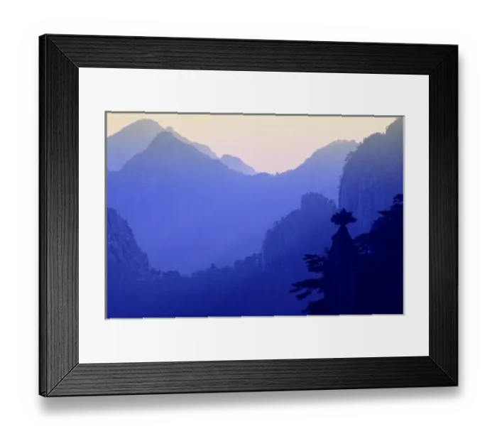 Framed Print : Sunrise, Yellow Mountain, Huangshan, China Framed Print : Sunrise, Yellow Mountain, Huangshan, China