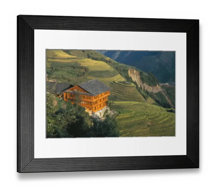 Framed Print : Longji, Guangxi