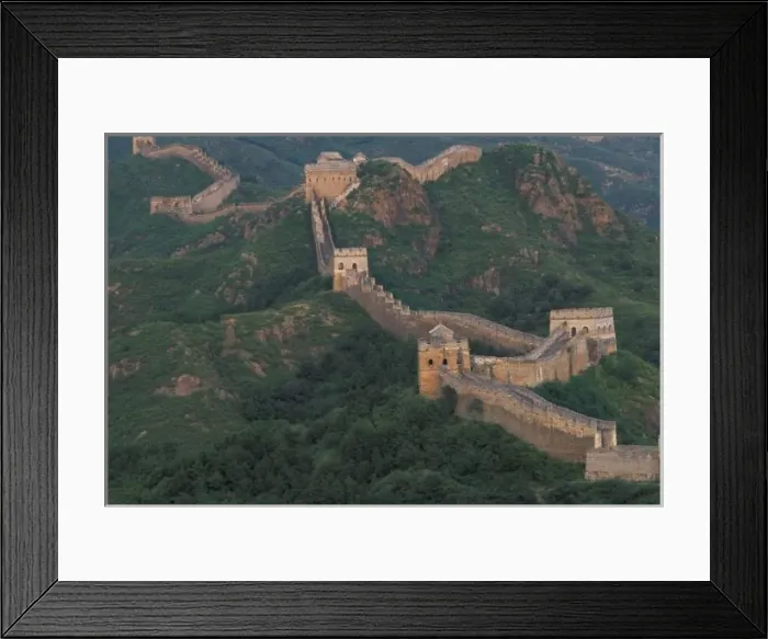 Framed Print : Great Wall winding through mountains. Jinshanling Hebei Province China Framed Print : Great Wall winding through mountains. Jinshanling Hebei Province China