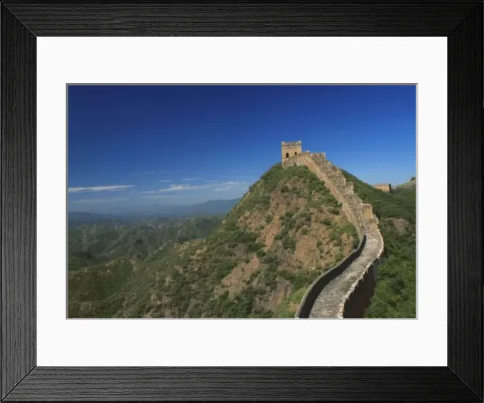 Framed Print : Landscape of Great Wall, China Framed Print : Landscape of Great Wall, China