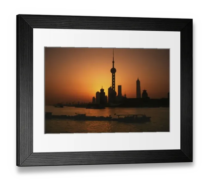 Framed Print : ASIA, China, Shanghai View of Oriental Pearl TV Tower and highrises Framed Print : ASIA, China, Shanghai View of Oriental Pearl TV Tower and highrises