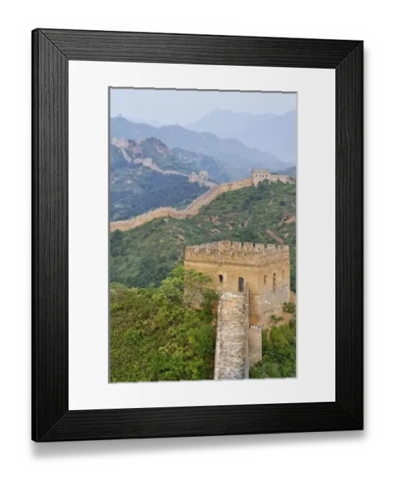Framed Print : Great Wall of China at Jinshanling, China Framed Print : Great Wall of China at Jinshanling, China