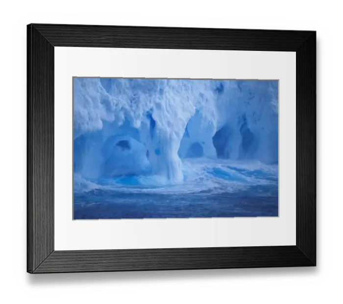 Framed Print : Antarctica. Iceberg with breaking waves Framed Print : Antarctica. Iceberg with breaking waves