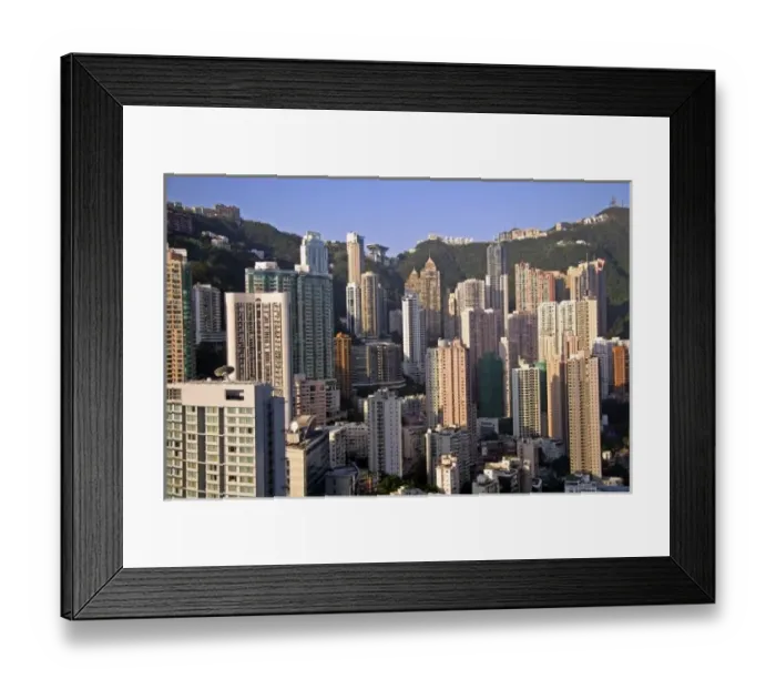 Framed Print : Cityscape of Hong Framed Print : Cityscape of Hong