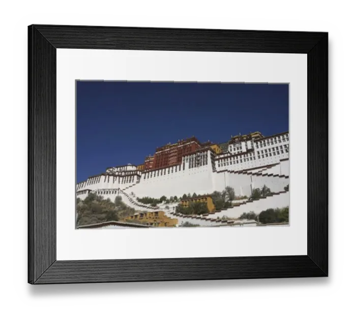 Framed Print : Potal Palace in Lhasa, Tibet Framed Print : Potal Palace in Lhasa, Tibet