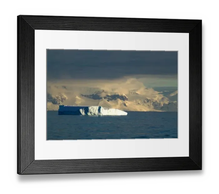 Framed Print : Ice Berg in