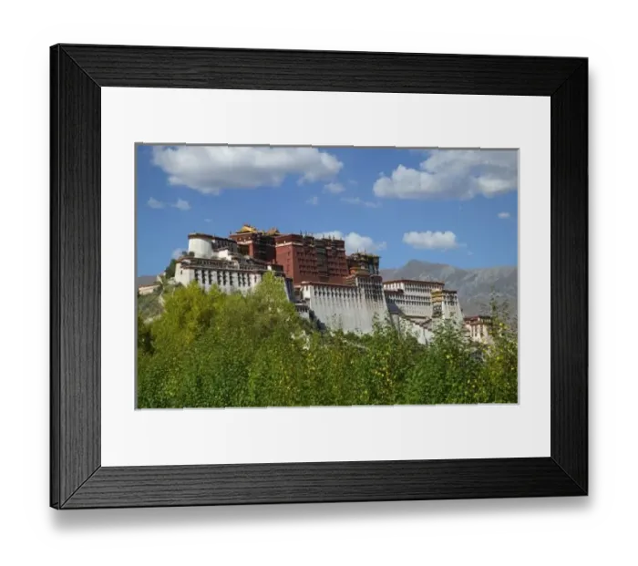 Framed Print : China, Tibet, Lhasa, Potala Palace Framed Print : China, Tibet, Lhasa, Potala Palace