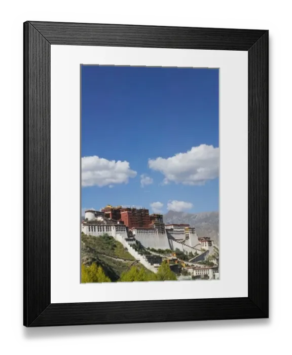 Framed Print : China, Tibet, Lhasa, Potala Palace