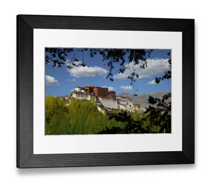 Framed Print : China, Tibet, Lhasa, Potala Palace Framed Print : China, Tibet, Lhasa, Potala Palace