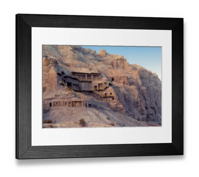 Framed Print : Kilzil Thousand Buddha Caves, Kuche, near Turpan, Xinjiang Province, Silk Road, China