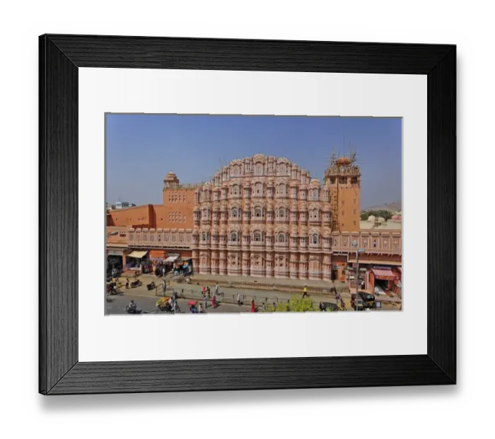Framed Print : Palace of the Winds (Hawa Mahal), Jaipur, India, built by Maharaja Sawai Pratap Singh