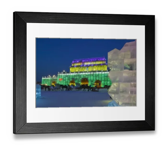 Framed Print : CHINA, Heilongjiang Province, Haerbin (Harbin). Haerbin Ice and Snow World Festival-All Framed Print : CHINA, Heilongjiang Province, Haerbin (Harbin). Haerbin Ice and Snow World Festival-All