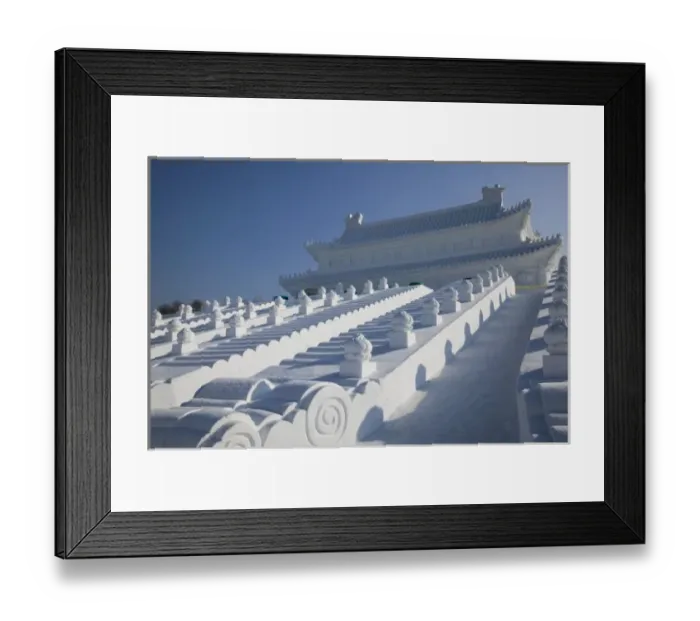 Framed Print : CHINA, Heilongjiang Province, Haerbin (Harbin). Harbin International Sun Island Snow Framed Print : CHINA, Heilongjiang Province, Haerbin (Harbin). Harbin International Sun Island Snow