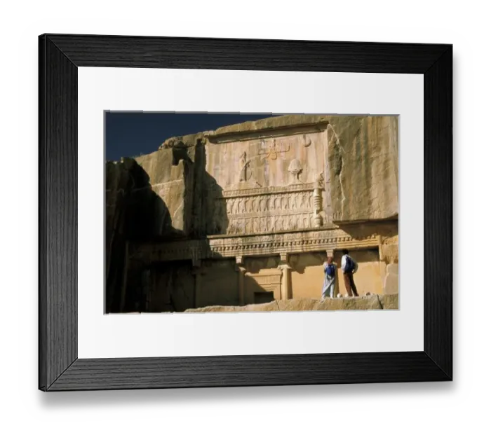 Framed Print : Asia, Iran, Persepolis. Tomb