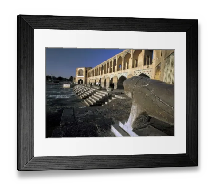Framed Print : Asia, Iran, Isfahan. Pol-e Khaju Bridge Framed Print : Asia, Iran, Isfahan. Pol-e Khaju Bridge