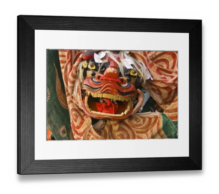 Framed Print : Japan, Gifu prefecture, Takayama (also known as Hida-Takayama), hands holding head Framed Print : Japan, Gifu prefecture, Takayama (also known as Hida-Takayama), hands holding head