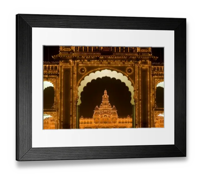 Framed Print : INDIA, Karnataka, Mysore : Majarajas Palace (b. 1912, Henry Irwin, British Architect) Framed Print : INDIA, Karnataka, Mysore : Majarajas Palace (b. 1912, Henry Irwin, British Architect)