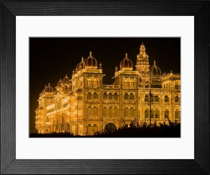 Framed Print : INDIA, Karnataka, Mysore : Majarajas Palace (b. 1912, Henry Irwin, British Architect) Framed Print : INDIA, Karnataka, Mysore : Majarajas Palace (b. 1912, Henry Irwin, British Architect)