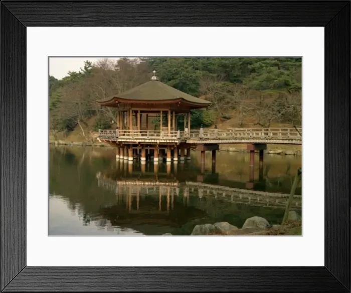 Framed Print : Asia, Japan, Nara, Temple in Nara Framed Print : Asia, Japan, Nara, Temple in Nara