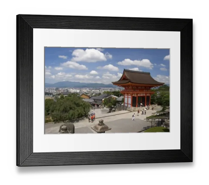 Framed Print : Asia, Japan, Kyoto, Kiyomizu Temple Framed Print : Asia, Japan, Kyoto, Kiyomizu Temple