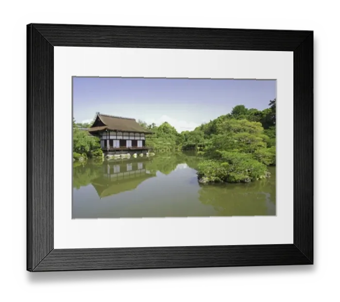 Framed Print : Japan, Kyoto, Japanese Garden of Heian Shrine Framed Print : Japan, Kyoto, Japanese Garden of Heian Shrine
