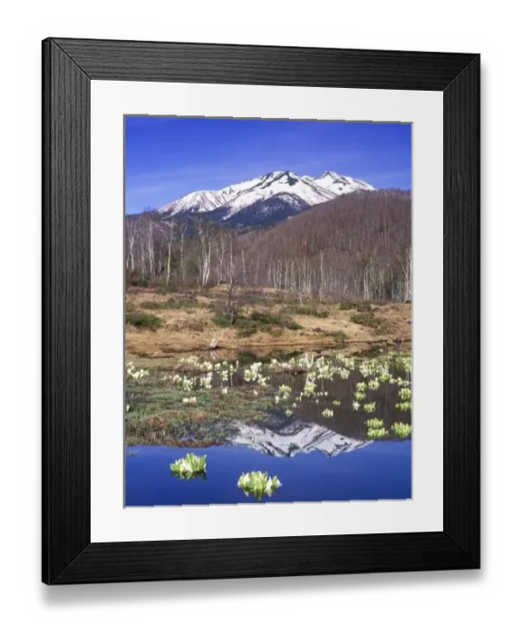 Framed Print : Mizubasho & Mt. Norikura, Ichinose, Nagano, Japan Framed Print : Mizubasho & Mt. Norikura, Ichinose, Nagano, Japan
