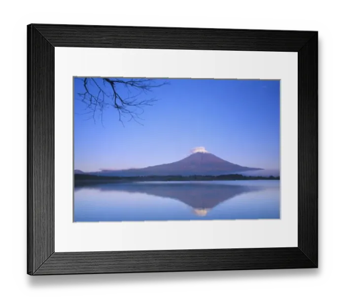Framed Print : Mt. Fuji from Motosu Lake, Yamanashi, Japan Framed Print : Mt. Fuji from Motosu Lake, Yamanashi, Japan