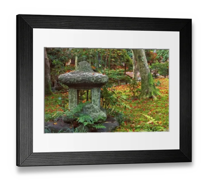 Framed Print : Giohji Temple