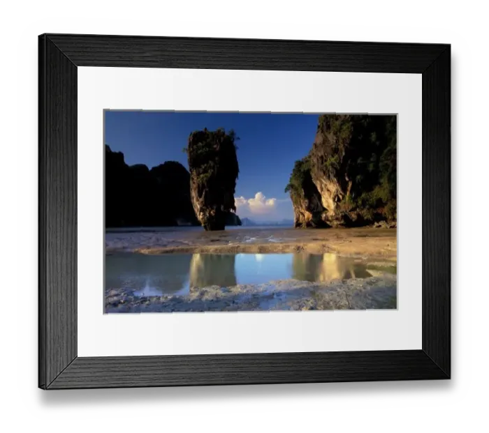 Framed Print : Asia, Thailand, Ao Phangnga NP, Karst Islands, Andaman Sea Framed Print : Asia, Thailand, Ao Phangnga NP, Karst Islands, Andaman Sea