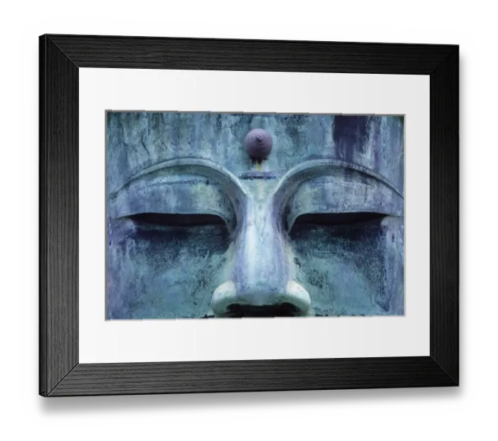 Framed Print : Asia, Japan, Kamakura, Kotokuji Temple, Great Buddha Detail