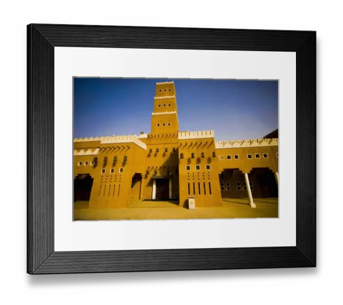 Framed Print : Saudi Arabia, Riyad, Mosque of Al Diriya Framed Print : Saudi Arabia, Riyad, Mosque of Al Diriya