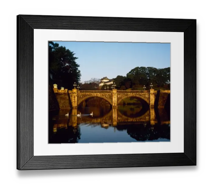 Framed Print : Imperial Palace, Nijubashi Bridge, Tokyo, Japan