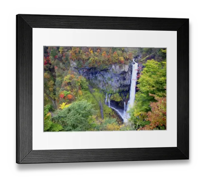 Framed Print : Japan, Nikko. Kegon