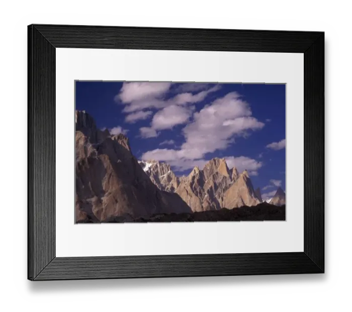 Framed Print : Pakistan, Baltoro Muztagh Range, Grand Cathedral Framed Print : Pakistan, Baltoro Muztagh Range, Grand Cathedral