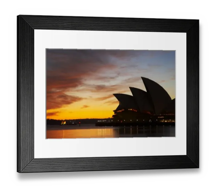 Framed Print : Australia, New South Wales, Sydney, Sydney Opera House at Dawn