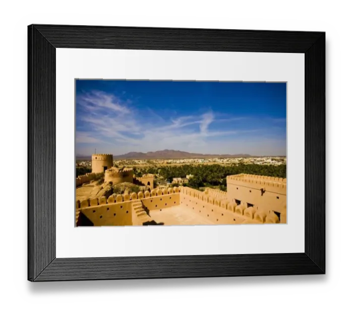 Framed Print : Oman, Nakhl, fortress