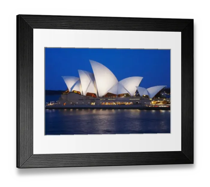 Framed Print : Sydney Opera House at Night, Sydney, New South Wales, Australia Framed Print : Sydney Opera House at Night, Sydney, New South Wales, Australia