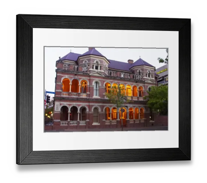 Framed Print : The Mansions, Brisbane, Queensland, Australia Framed Print : The Mansions, Brisbane, Queensland, Australia