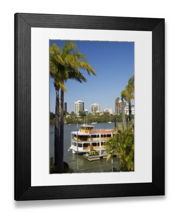 Framed Print : Paddle Steamer, Brisbane River, Brisbane, Queensland, Australia Framed Print : Paddle Steamer, Brisbane River, Brisbane, Queensland, Australia